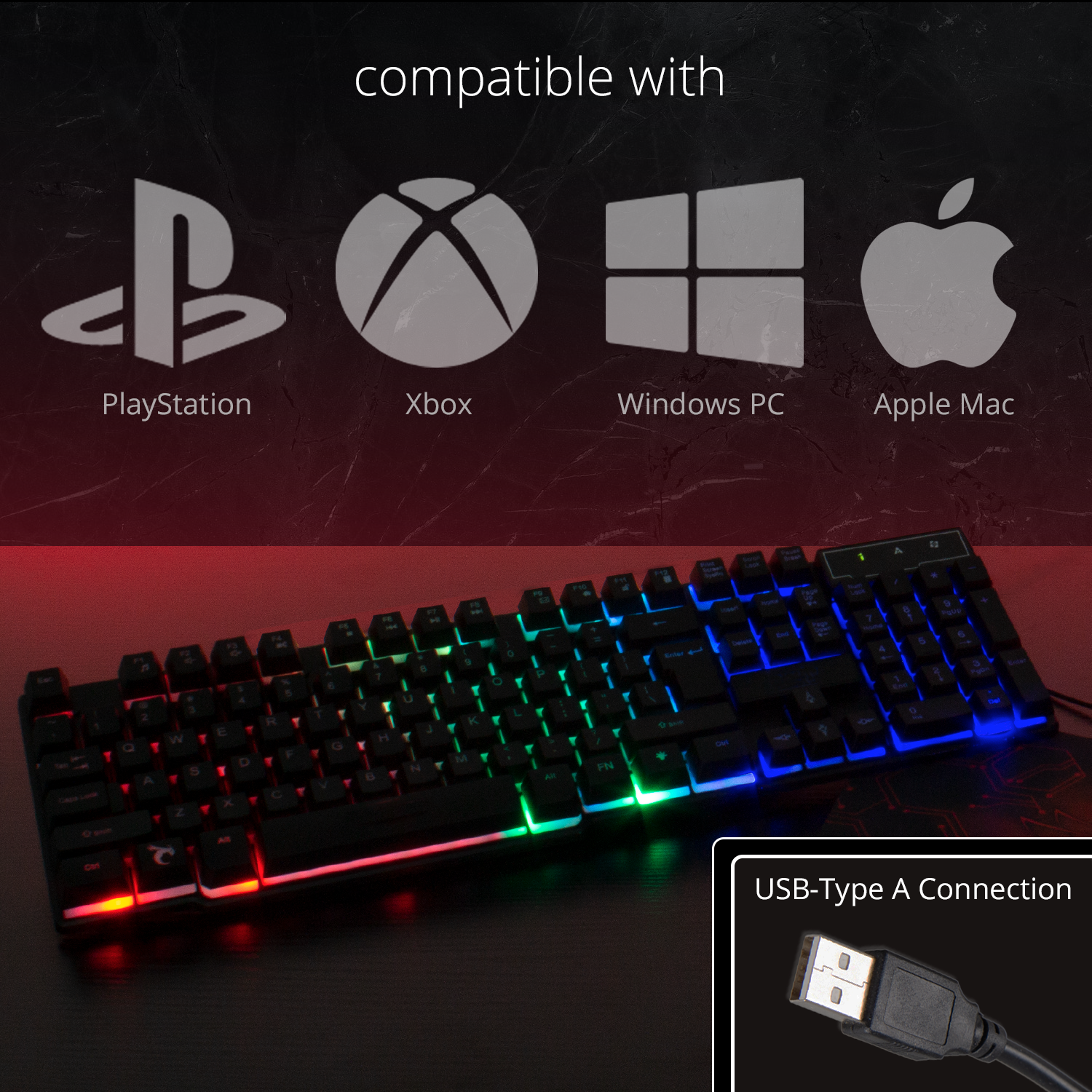 RX250-K Gaming Keyboard - Orzly