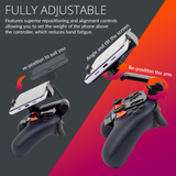 Orzly Clip on Phone Mount Claw Grip for Portable Google Stadia Controller Gaming - Orzly