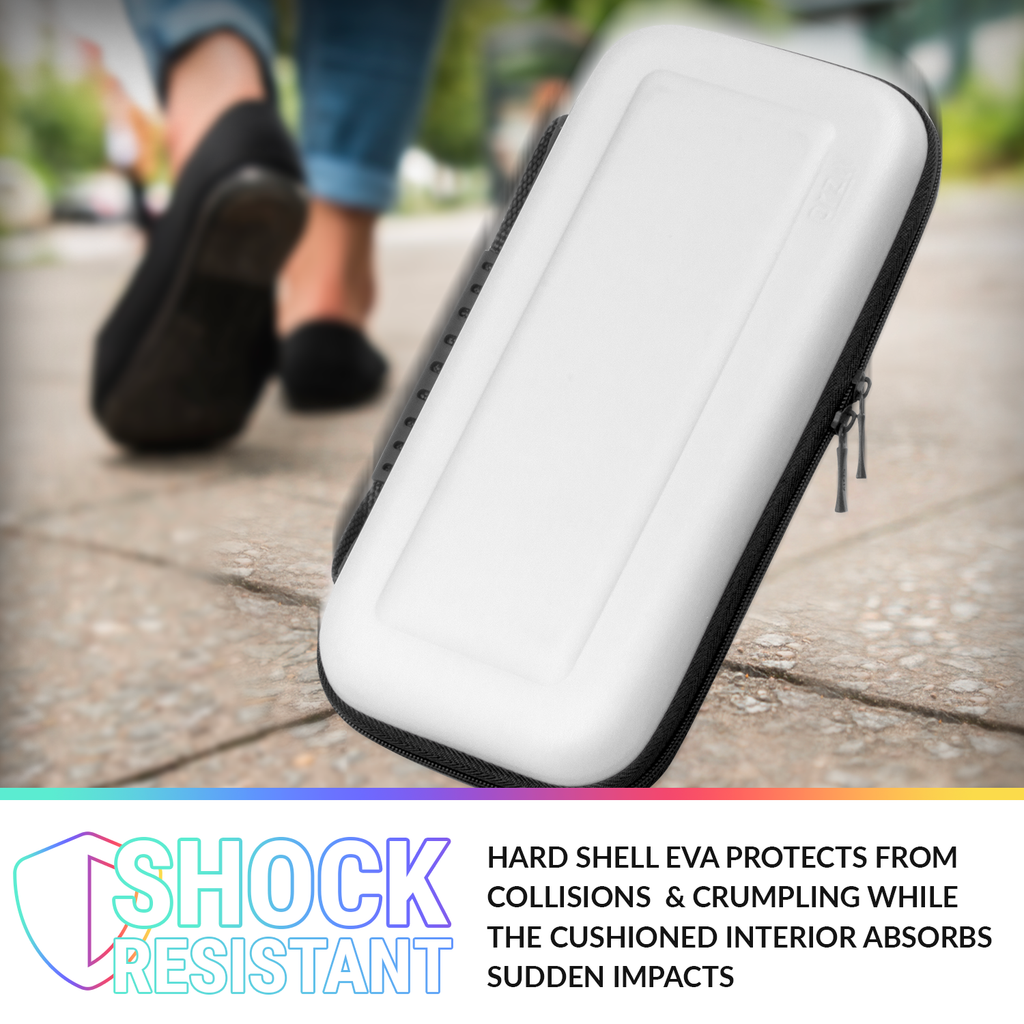 White nintendo switch outlet case