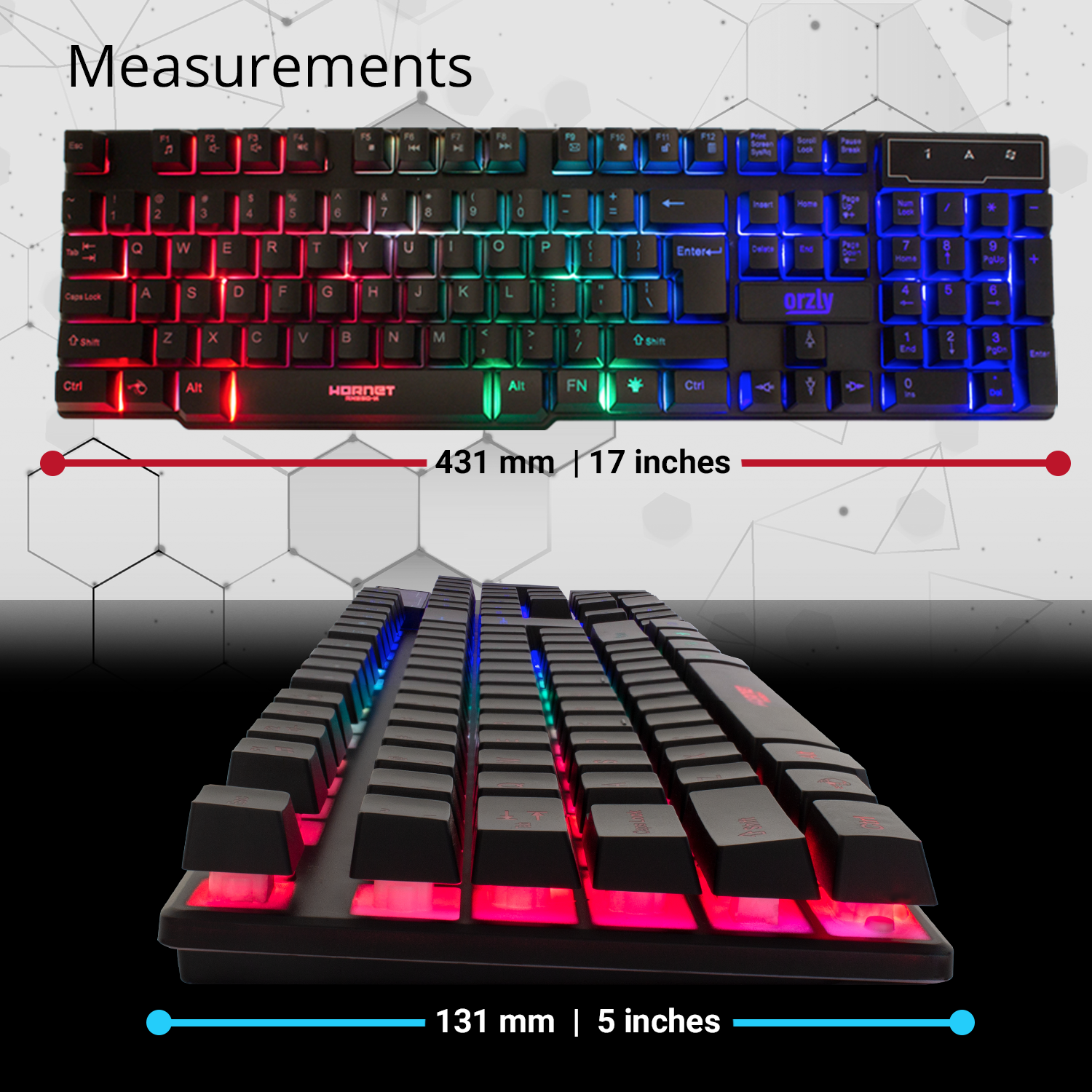 RX250-K Gaming Keyboard - Orzly