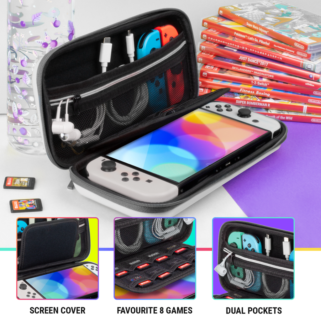 Carry Case for Nintendo Switch OLED - Orzly