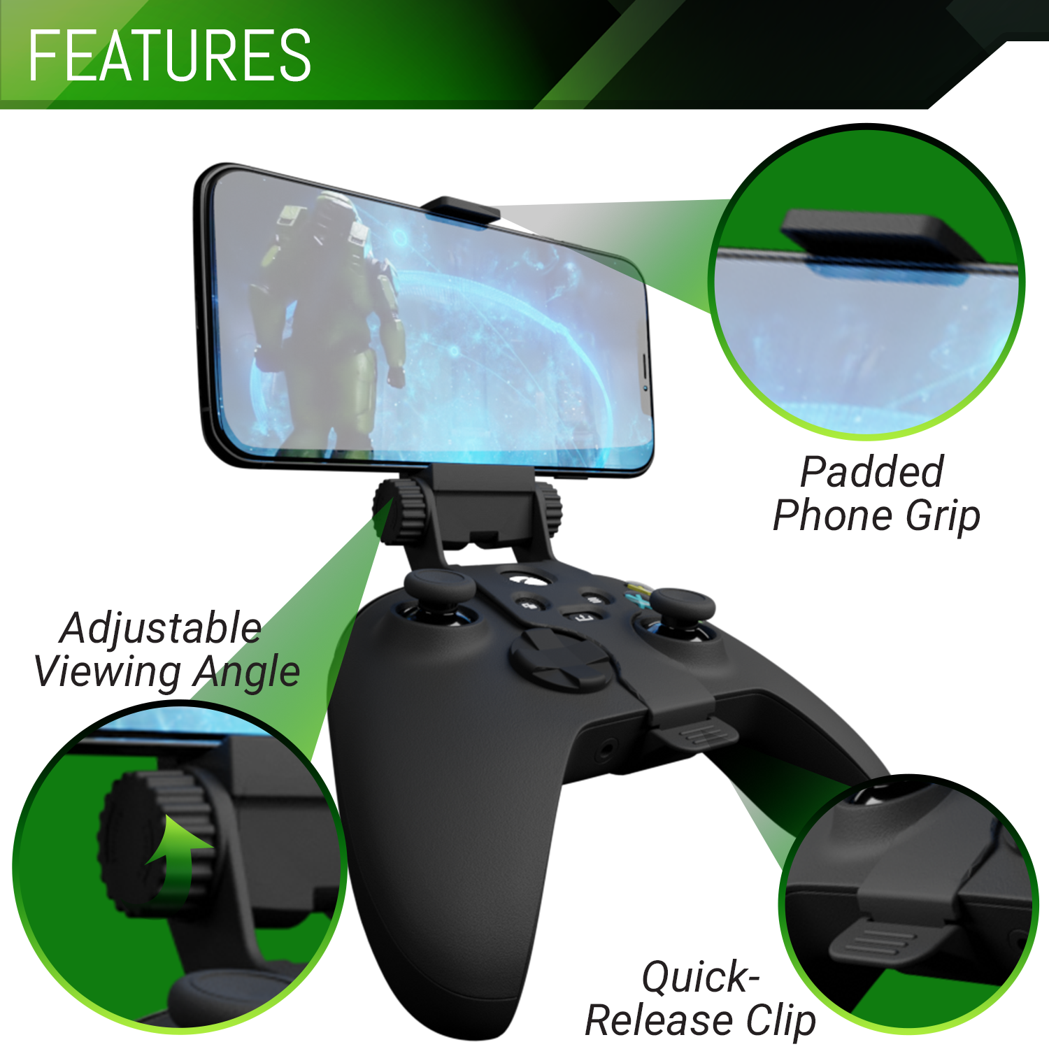 Controller Cell Phone Holder For Gaming Ps5 Backbone Game