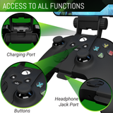 Xbox Geek Pack, includes Gaming Headset, Phone Mount Clip, Controller Duo-Charge Station 3m USB-C Charging Cable, and Protective Travel Bag - Orzly