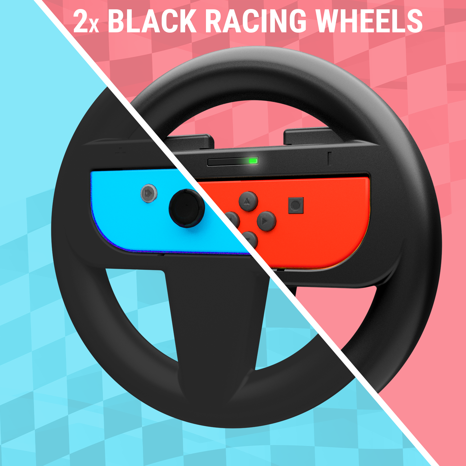 JoyCon Racing Wheels for Nintendo Switch - Orzly