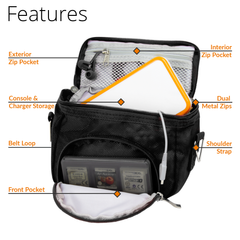 Game and Console Travel Bag for Nintendo DS - Orzly