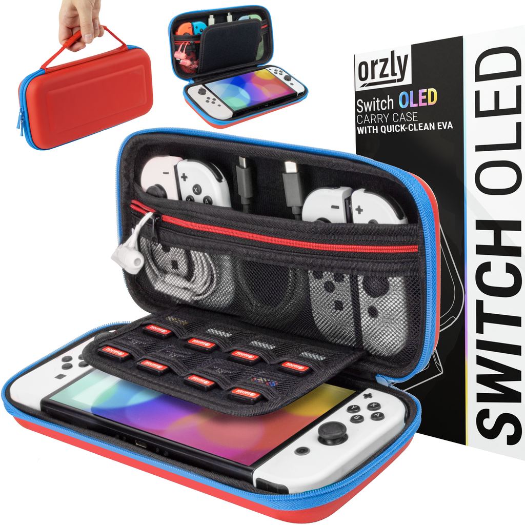 Switch Oled Case pour Nintendo Switch Oled Carry Case Pochette Accessoires