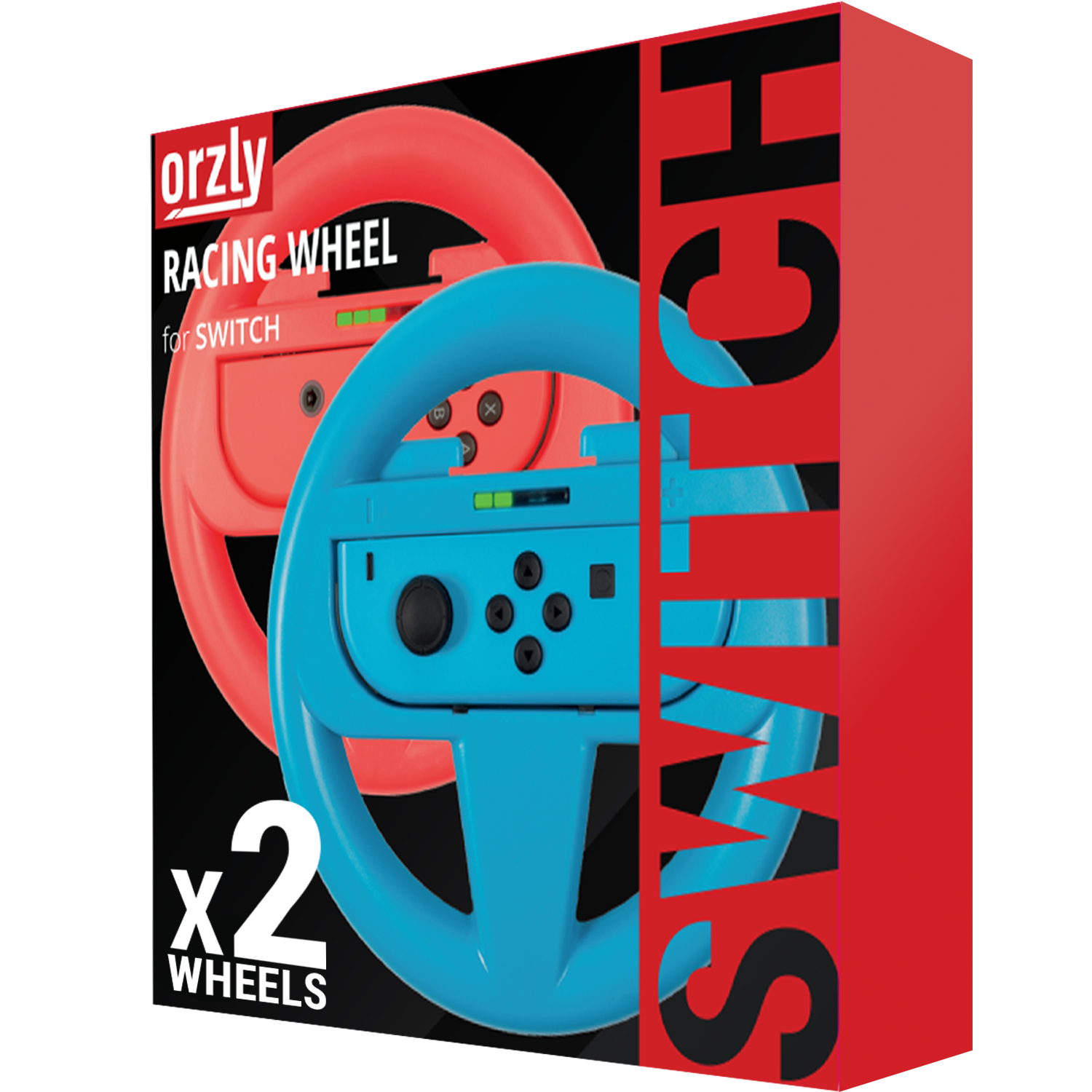 JoyCon Racing Wheels for Nintendo Switch - Orzly