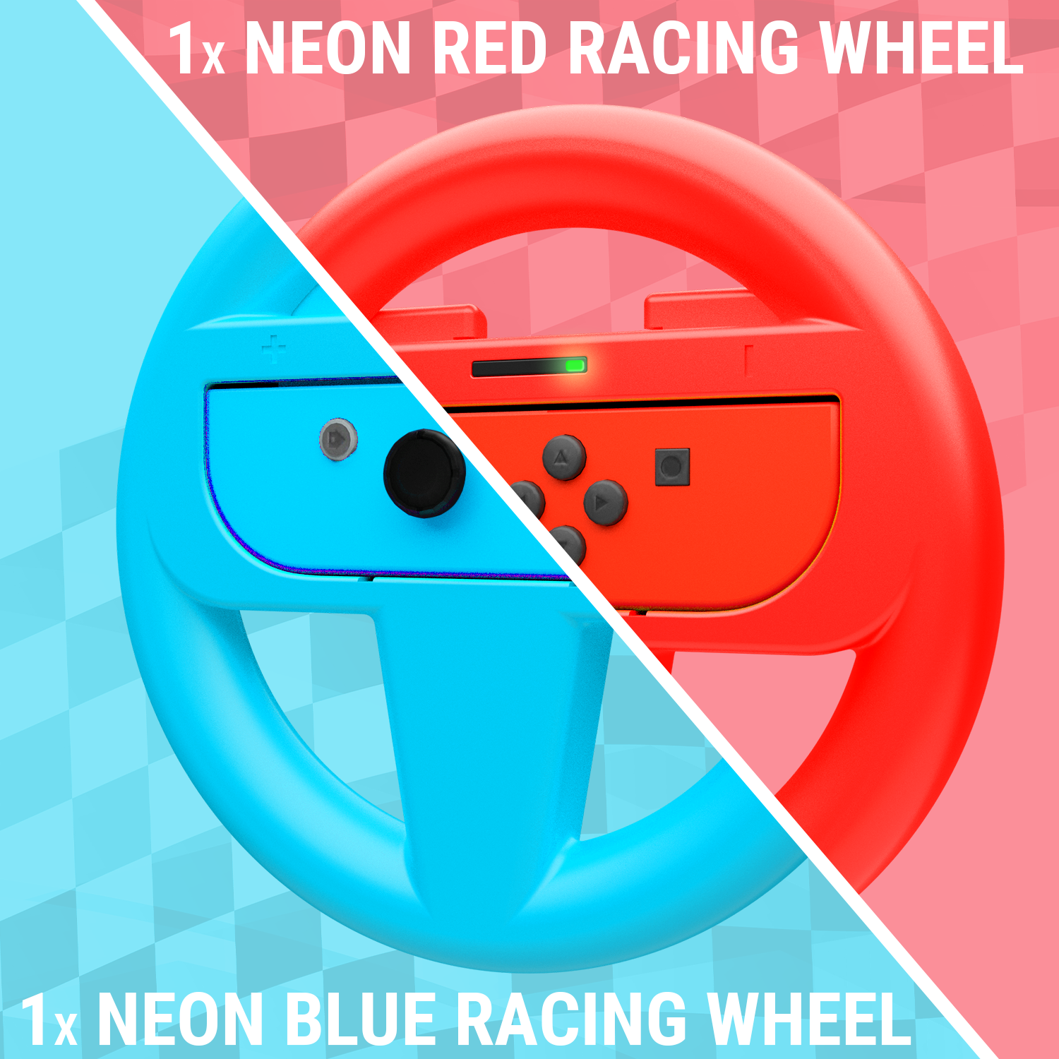 JoyCon Racing Wheels for Nintendo Switch - Orzly