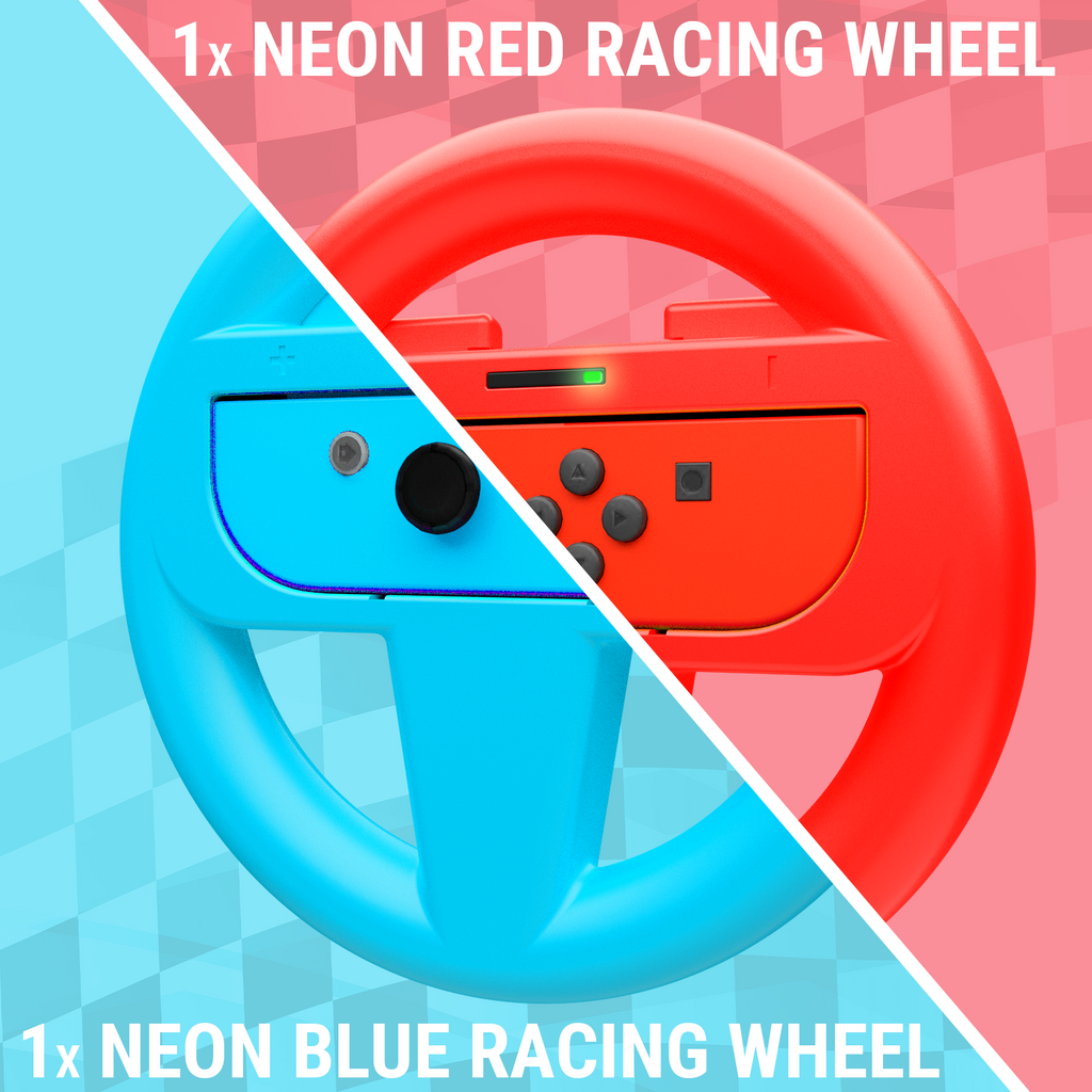 JoyCon Racing Wheels for Nintendo Switch & OLED | Orzly