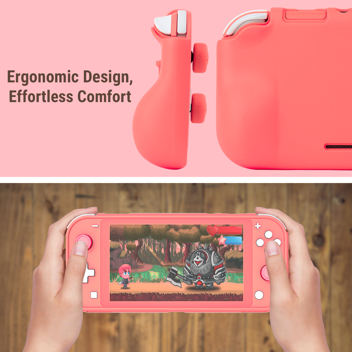 Comfort Grip Case for Nintendo Switch Lite - Orzly