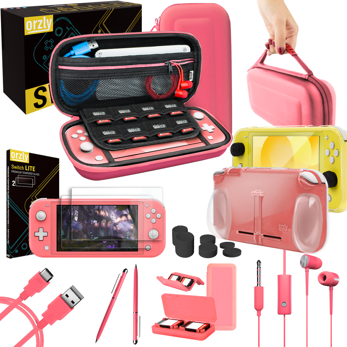 Essential Pack for Nintendo Switch Lite - Orzly