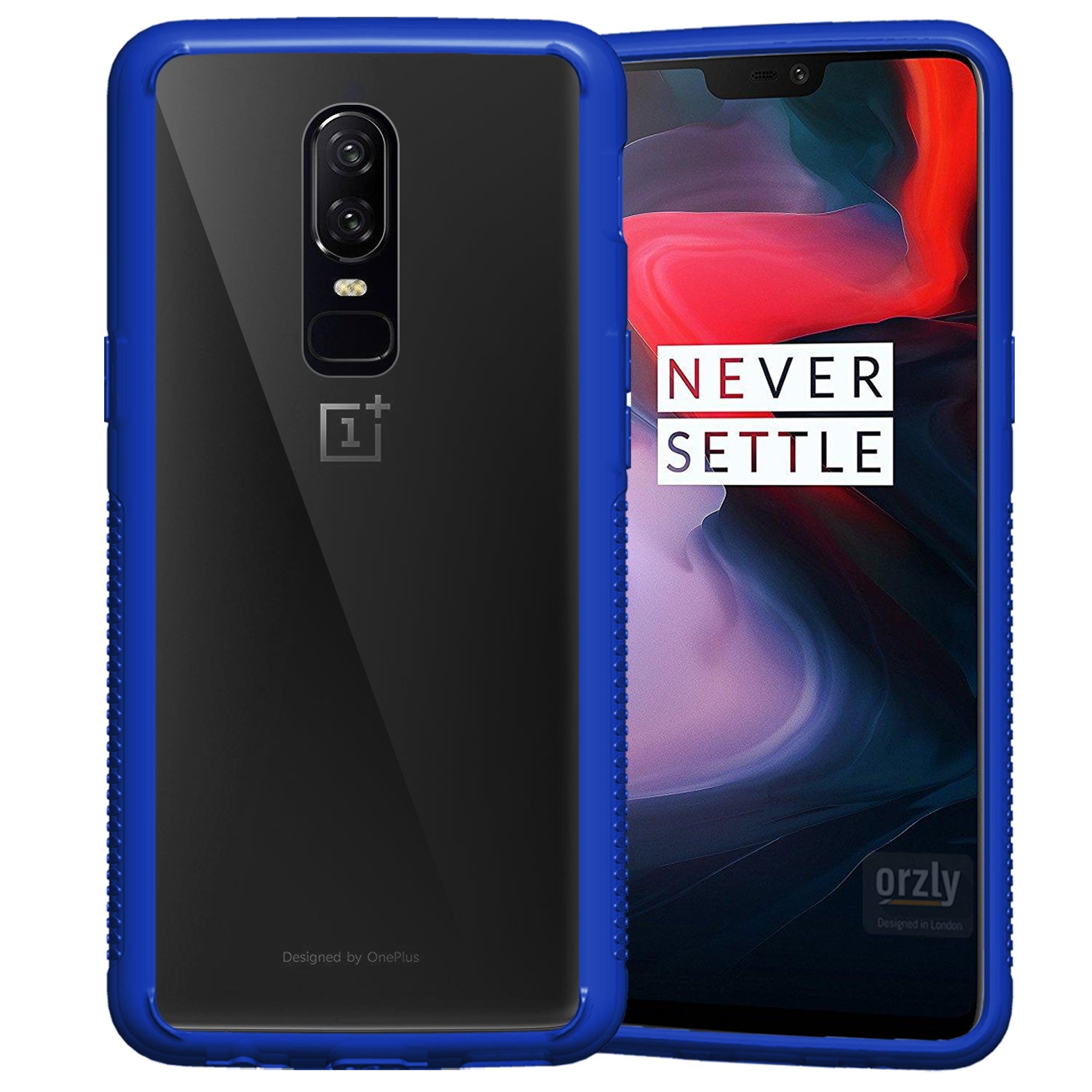 Fusion Bumper Case for OnePlus 6 - Orzly