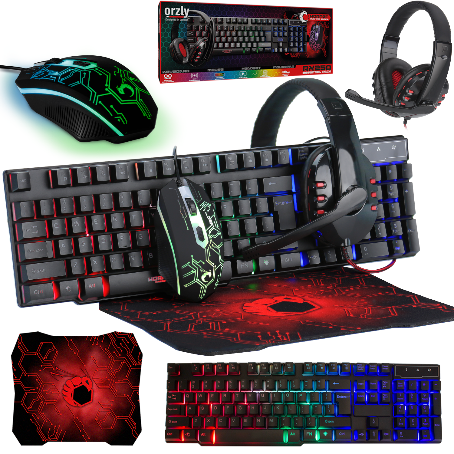 RX250 PC Gaming Essential Pack - Orzly