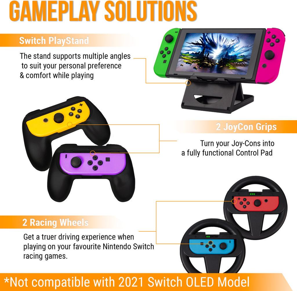 Orzly ultimate geek pack for nintendo switch deals