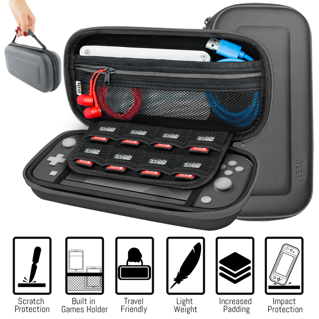 Nintendo switch lite travel protection outlet kit