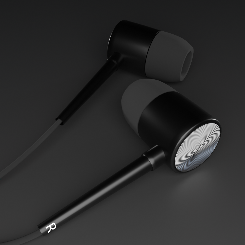 Stereo Earbuds with in-line Microphone - Orzly