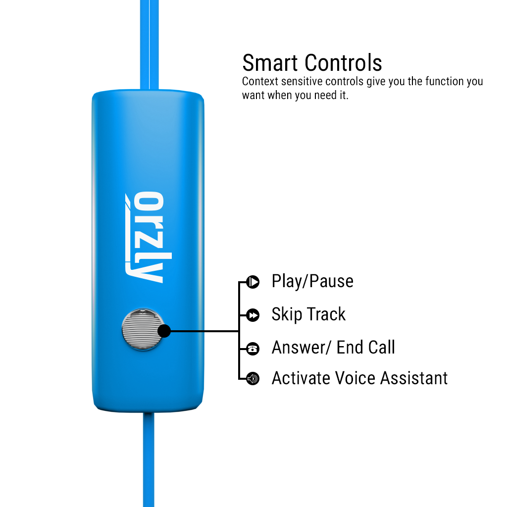 Stereo Earbuds with in-line Microphone - Orzly