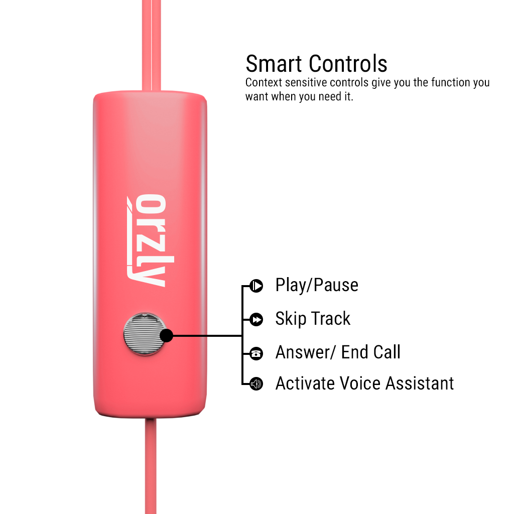 Stereo Earbuds with in-line Microphone - Orzly