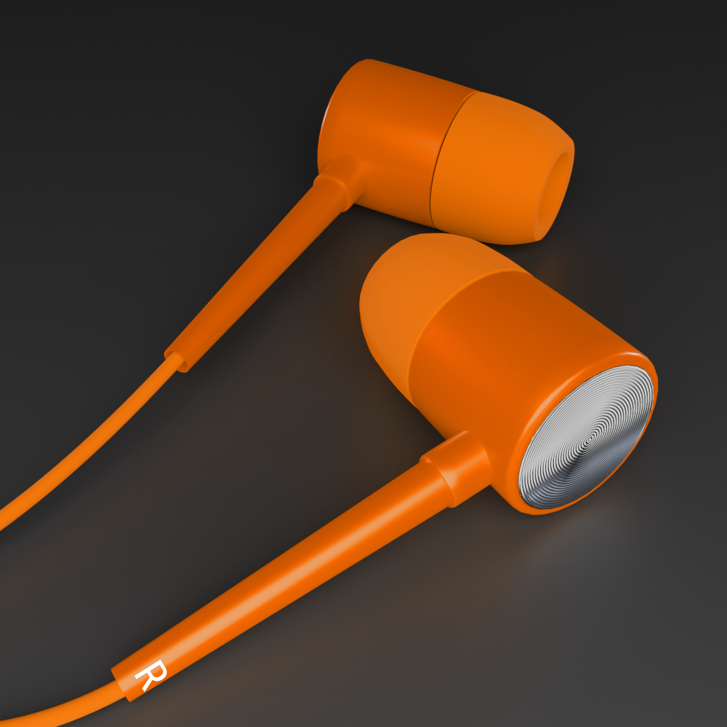 Stereo Earbuds with in-line Microphone - Orzly