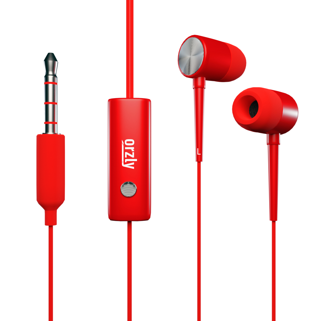 Red earphones outlet