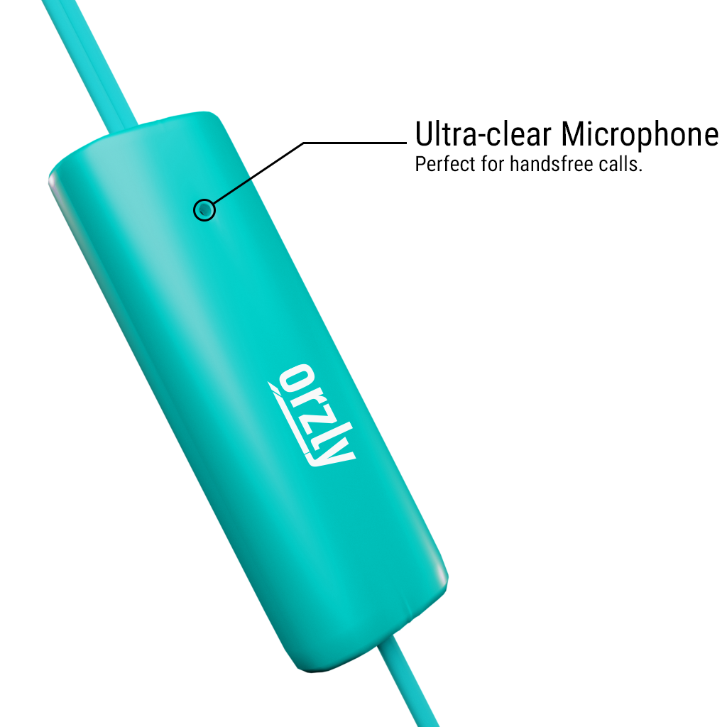 Stereo Earbuds with in-line Microphone - Orzly