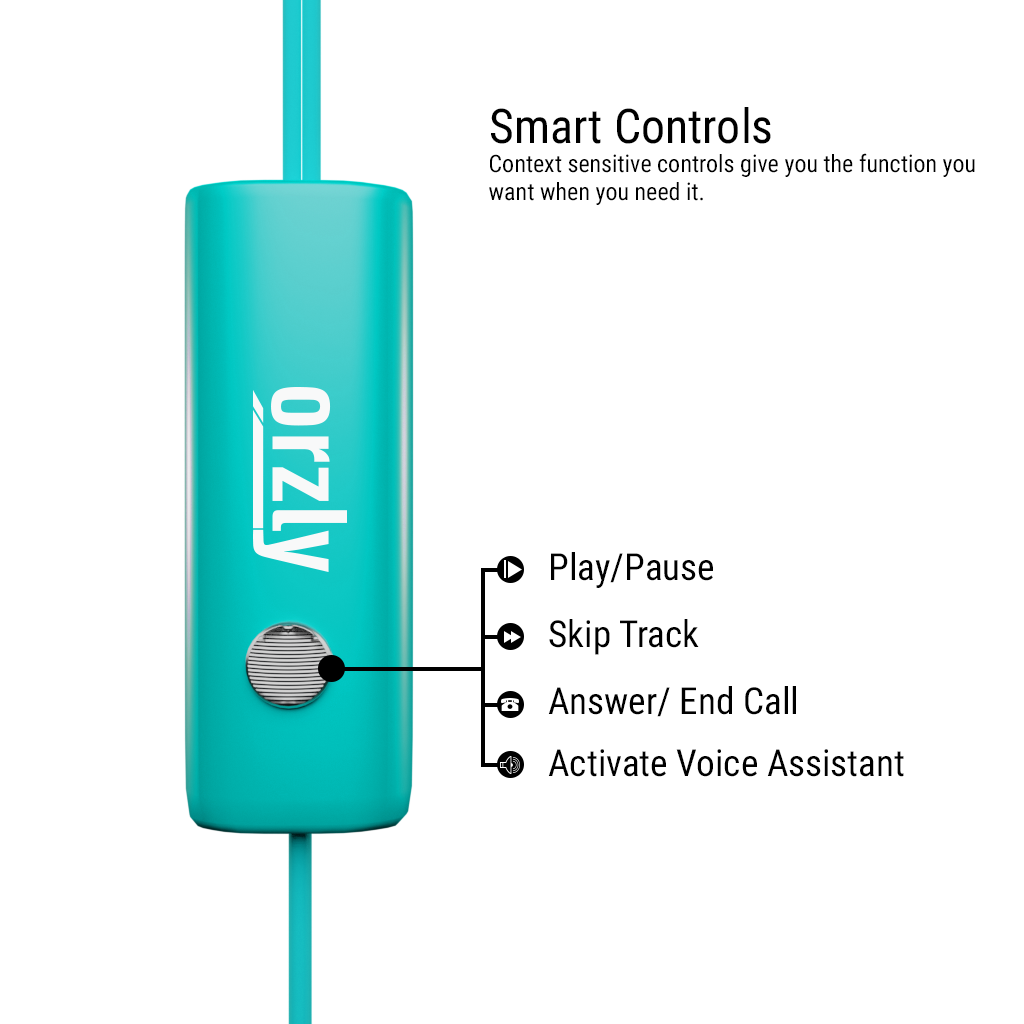 Stereo Earbuds with in-line Microphone - Orzly