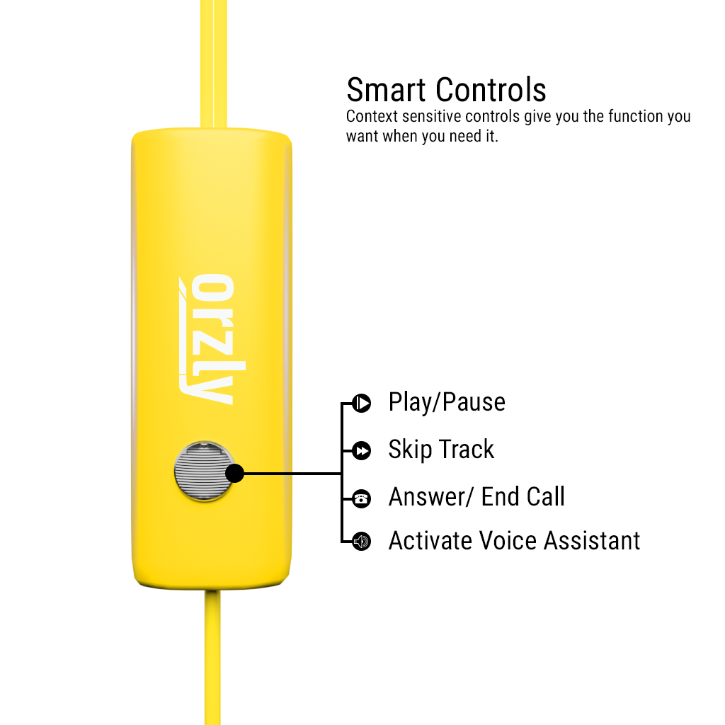 Stadia Stereo Earbuds with in-line Microphone - Orzly