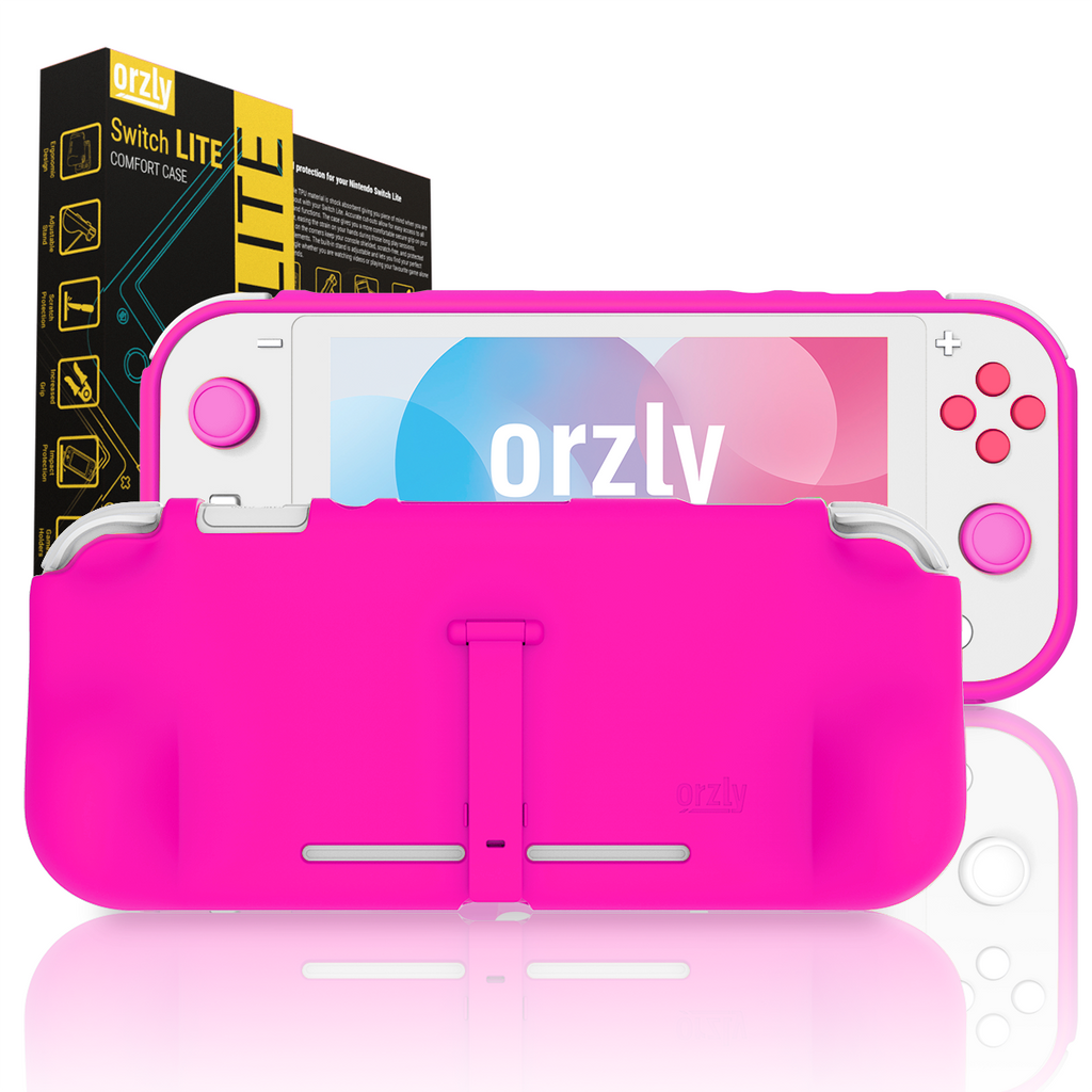 Switch lite hot sale case pink