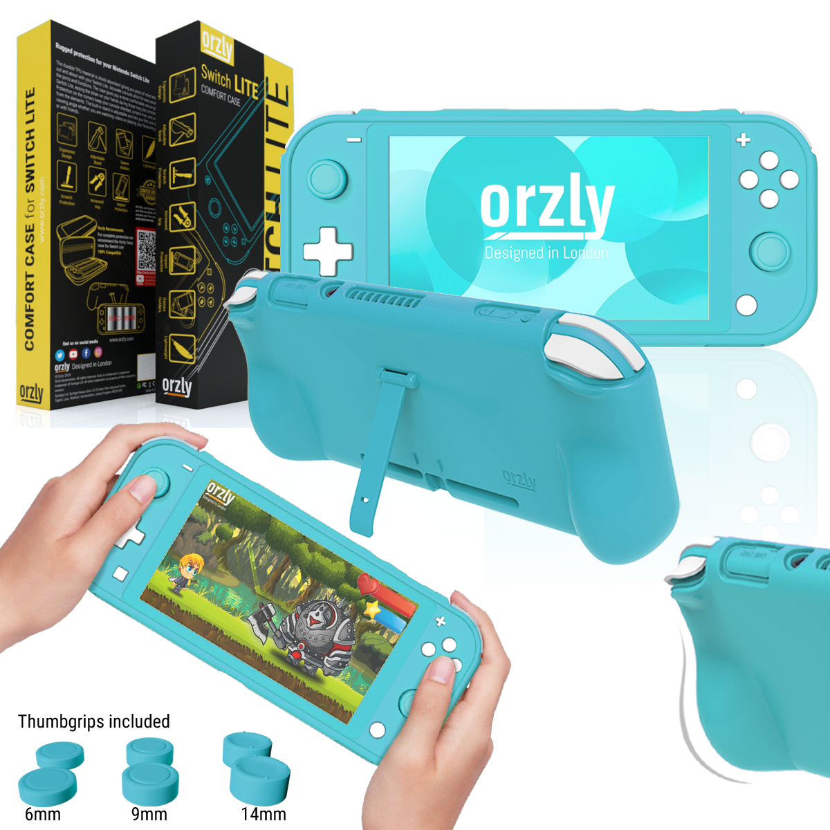 Nintendo Switch Lite Protective Grip Case by Orzly | Only £19.99 Nintendo Switch Lite Protective Grip Case by Orzly | Only £19.99
