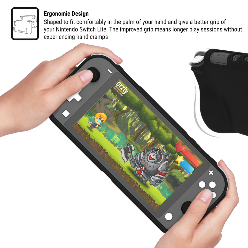 Comfort Grip Case for Nintendo Switch Lite Orzly