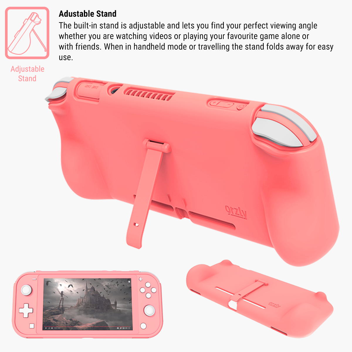 Comfort Grip Case for Nintendo Switch Lite - Orzly