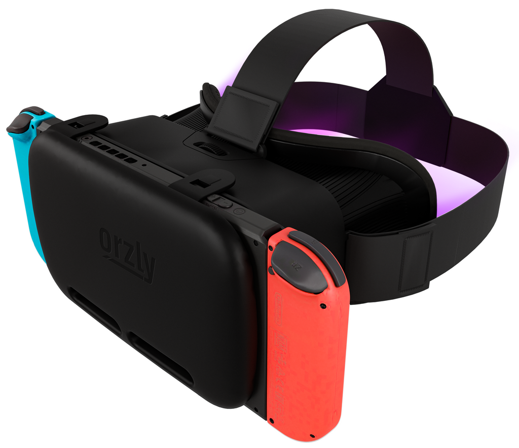 Orzly VR Headset designed for Nintendo Switch & Switch oled console with  adjustable Lens for a virtual reality gaming experience and for Labo VR 