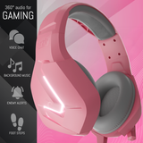 Orzly Gaming Headset for PC and Gaming Consoles PS5, PS4, XBOX SERIES X & S, XBOX ONE, Nintendo Switch & Google Stadia Stereo sound with noise cancelling mic - Hornet RXH-20 Nakuru - Orzly