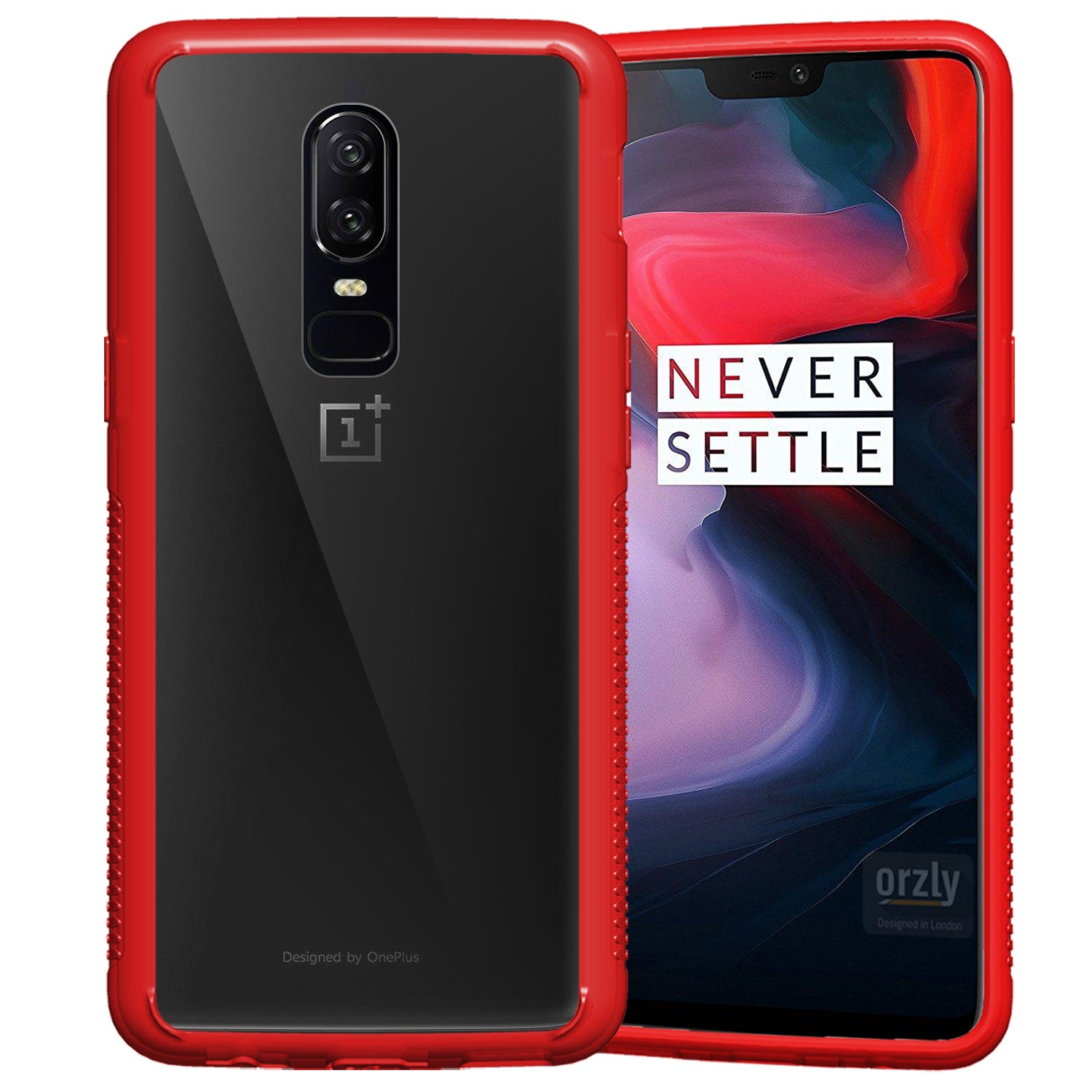 Fusion Bumper Case for OnePlus 6 - Orzly