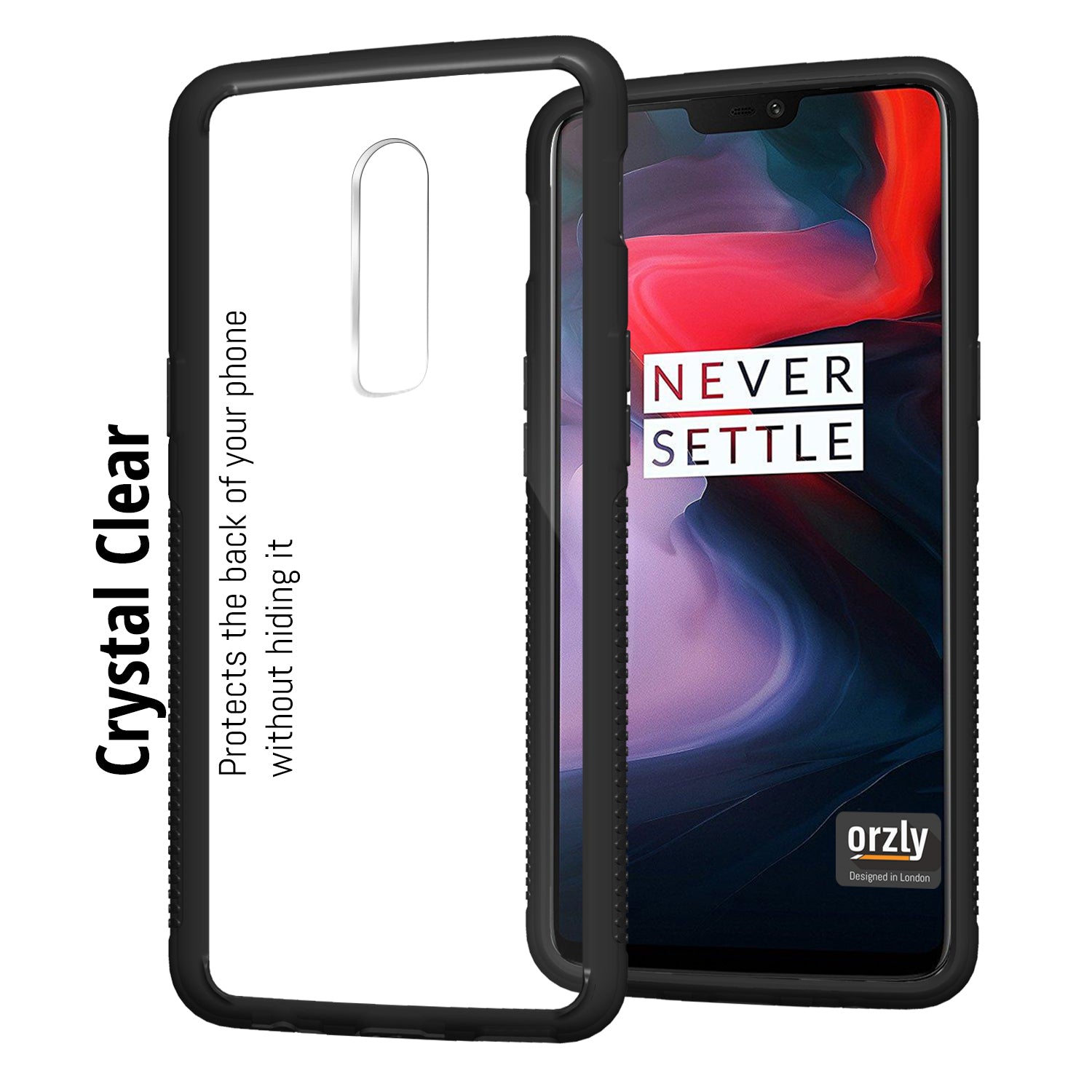 Fusion Bumper Case for OnePlus 6 - Orzly