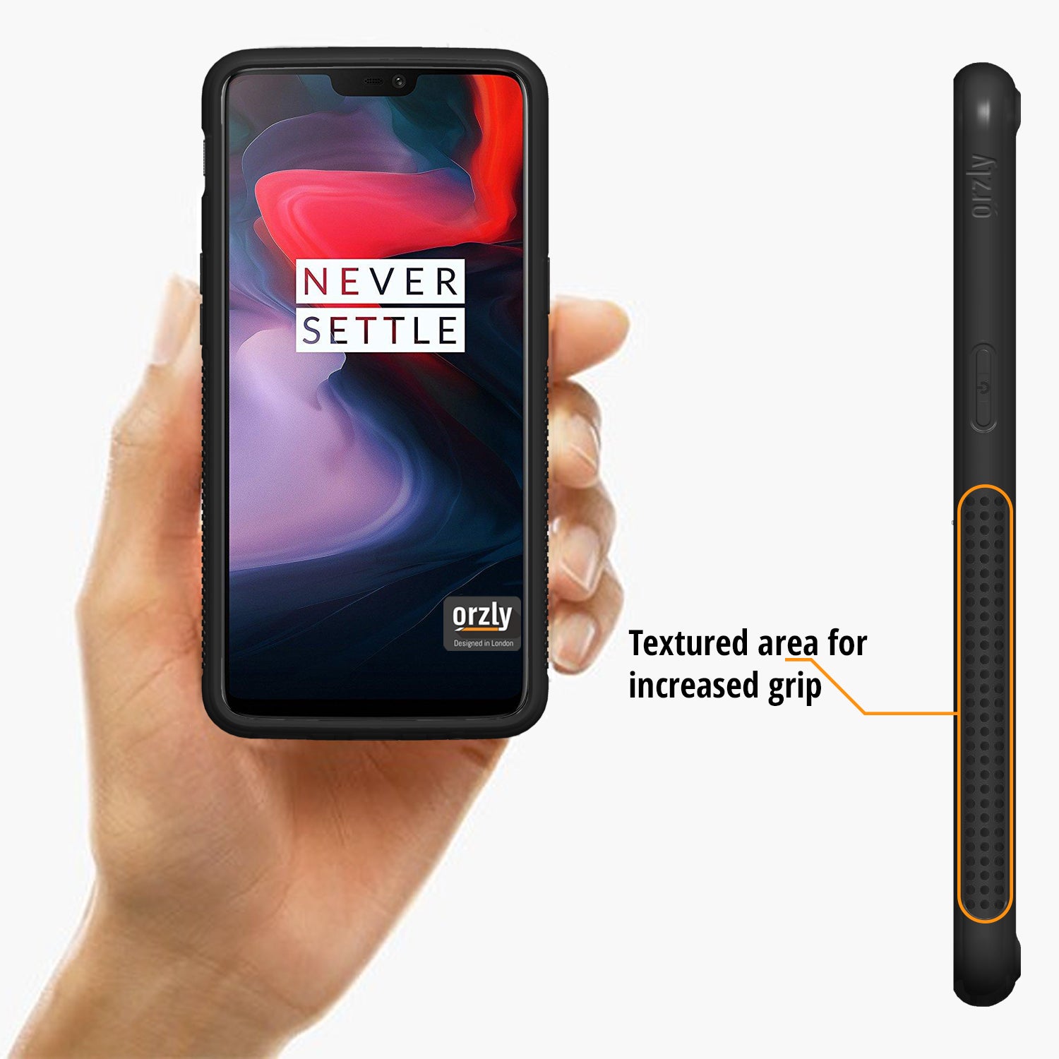 Fusion Bumper Case for OnePlus 6 - Orzly