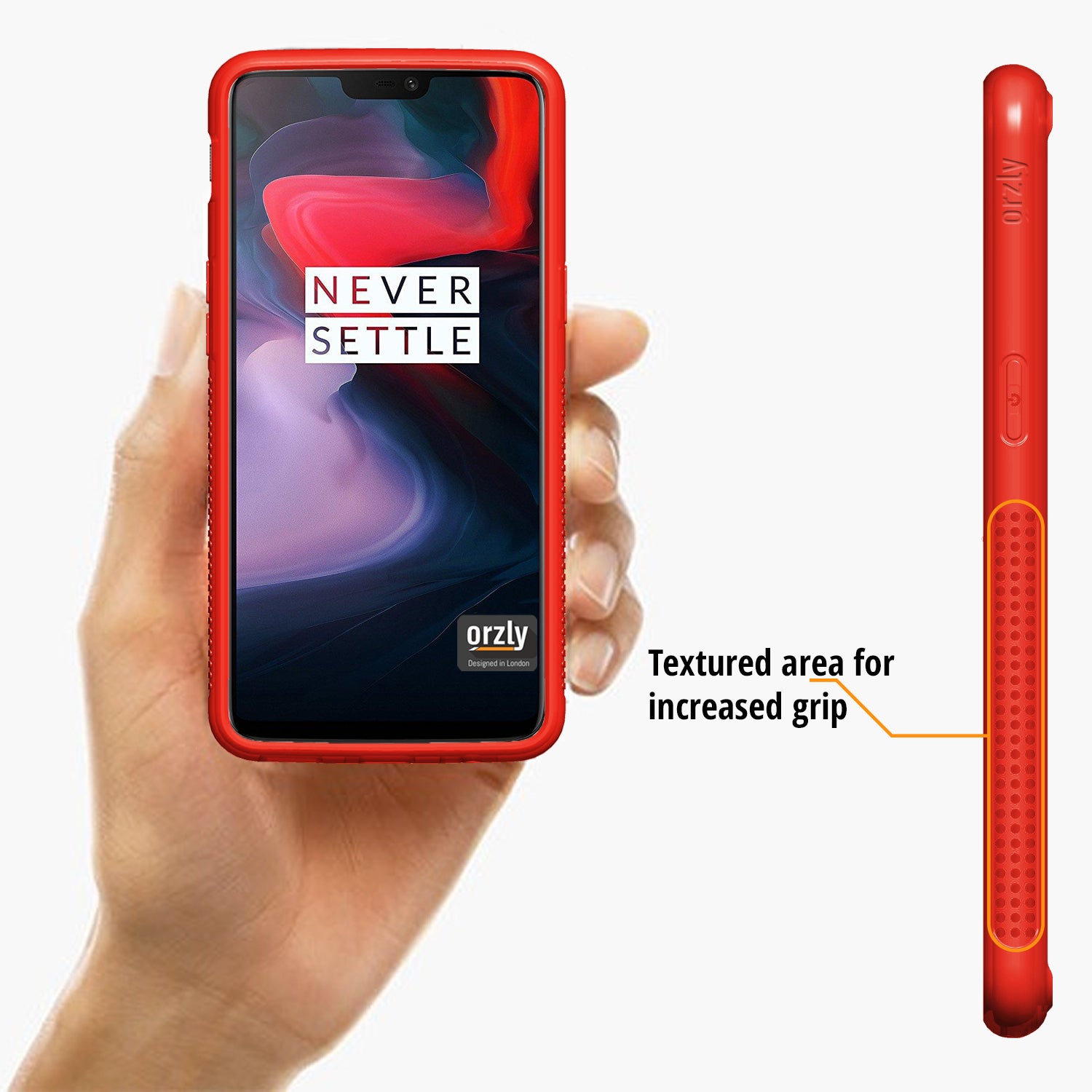 Fusion Bumper Case for OnePlus 6 - Orzly