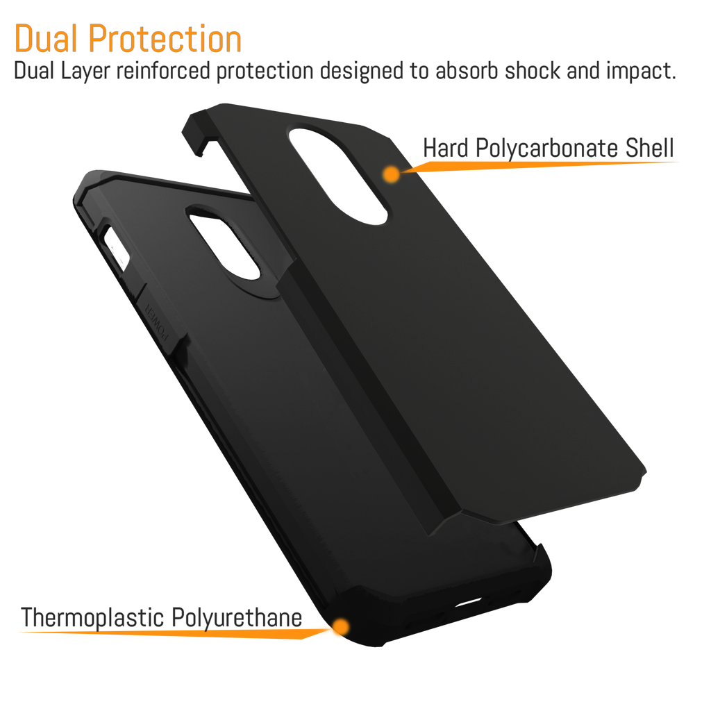 Duo-Armour Case for OnePlus 6T - Orzly