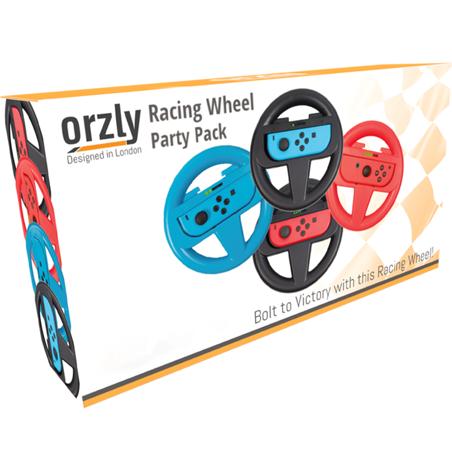 JoyCon Racing Wheels for Nintendo Switch - Orzly