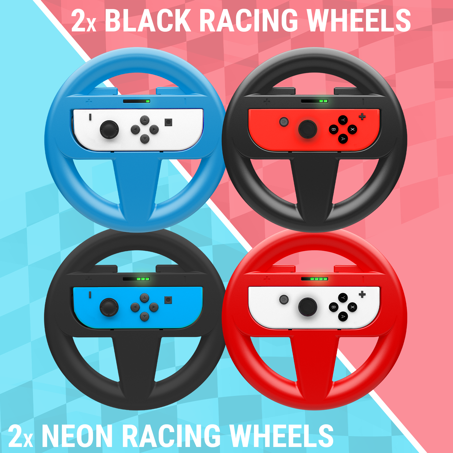 JoyCon Racing Wheels for Nintendo Switch & OLED – Orzly