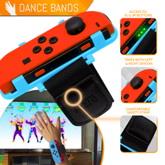 Joy-Con Wrist Bands for Nintendo Switch - Orzly