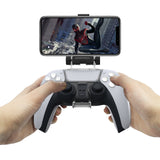 PS5 Controller Mobile Gaming Clip, DualSense Controller Phone Mount Adjustable Phone Holder Clamp Compatible with PlayStation 5 DualSense Controller - Orzly