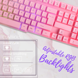 Copy of RX250-K Gaming Keyboard - Pink - Orzly