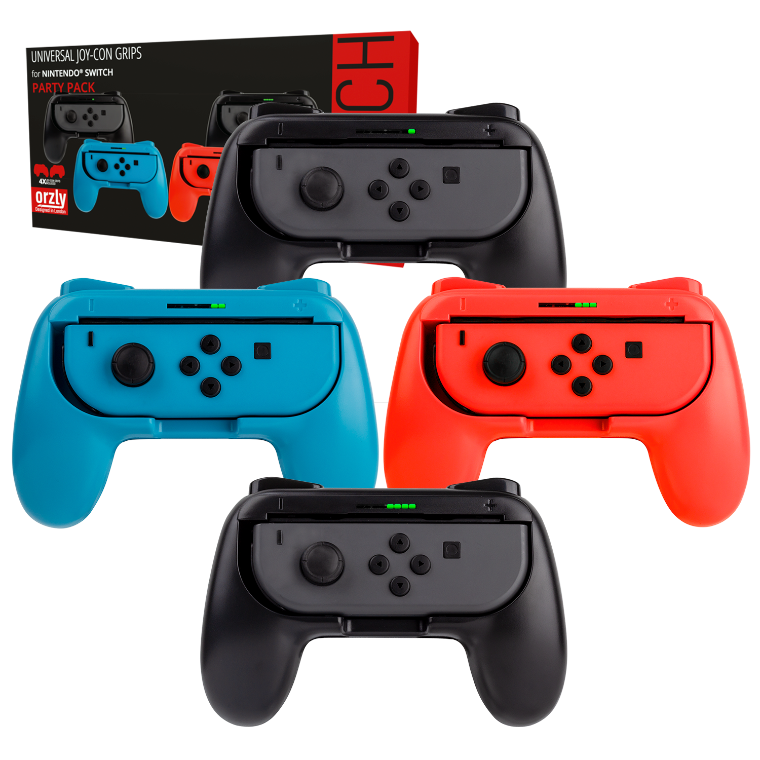 Nintendo Switch Joy-Con Grips Party Pack - Orzly