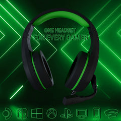 RXH-30 Sagano Gaming Headset for Xbox One, Series X/S, PC, PS4, PS5, Switch with Microphone and LED Lights