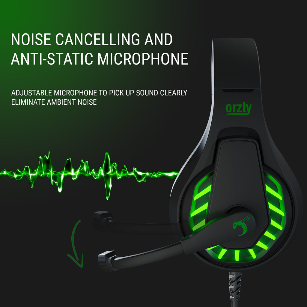 RXH-30 Sagano Gaming Headset for Xbox One, Series X/S, PC, PS4, PS5, Switch with Microphone and LED Lights