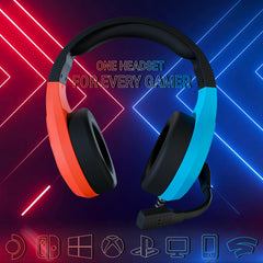 RXH-30 Tanami Gaming Headset for Xbox One, Series X/S, PC, PS4, PS5, Switch with Microphone and LED Lights