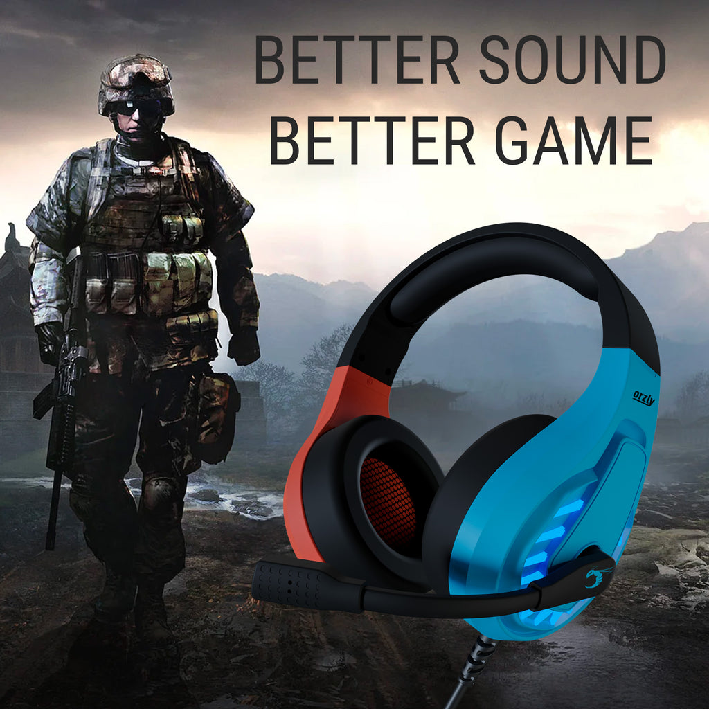 RXH-30 Tanami Gaming Headset for Xbox One, Series X/S, PC, PS4, PS5, Switch with Microphone and LED Lights