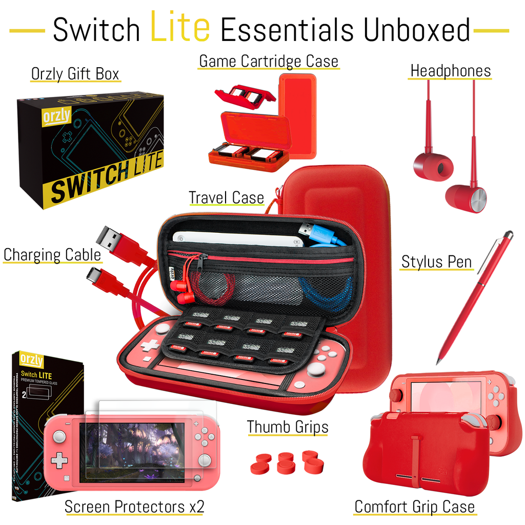 Essential Pack for Nintendo Switch Lite Orzly