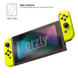 Orzly Premium Tempered Glass Screen Protector for Nintendo Switch - Orzly